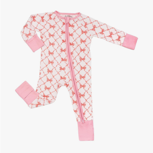 LollyBanks Baby Pajamas, 2-Way Zipper Romper, 95% Viscose Made from Bamboo and 5% Spandex, Baby Sleepers