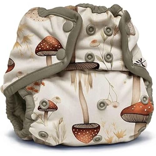 Kanga Care Rumparooz Double Leg Gusset Reusable Cloth Diaper Cover One Size Snap | Mushie 6-35 lbs