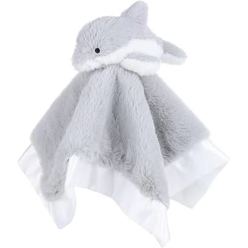 Apricot Lamb Ocean Stuffed Animals Sea Dolphin Soft Loveys for Babies, Security Blanket for Baby Boy and Girl, 13.8 Inches for Infant and Toddlers