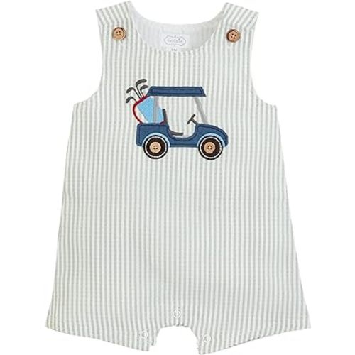 Mud Pie Unisex Baby Baby Boy Golf Cart Jon Jon;