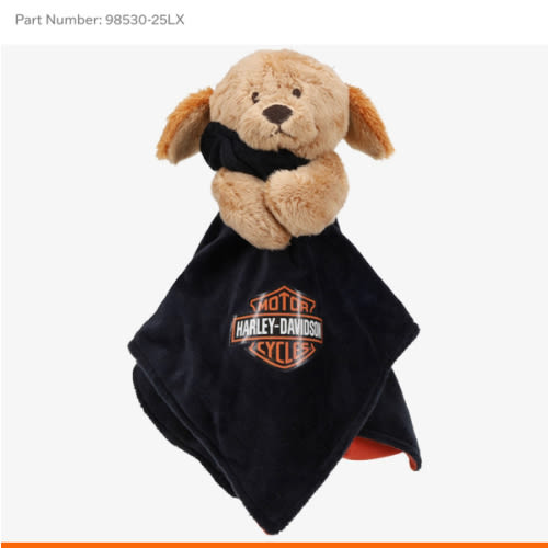 "Cuddles" Plush Blanket Pal Harley-Davidson USA