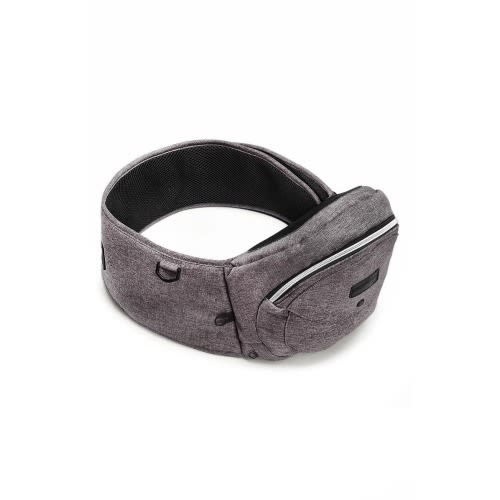 TushBaby Lite Hip Seat Carrier - Charcoal