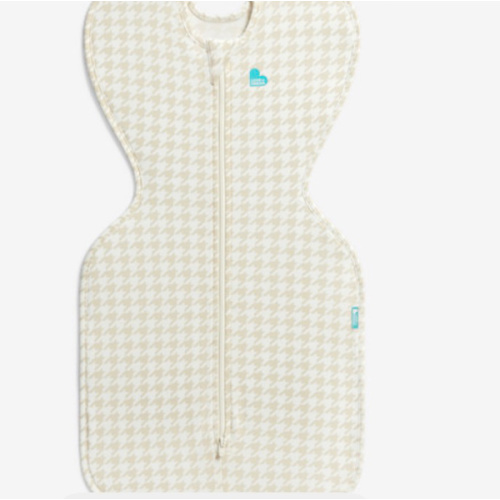Swaddle Up™ 1.0 TOG Cotton Tan Houndstooth