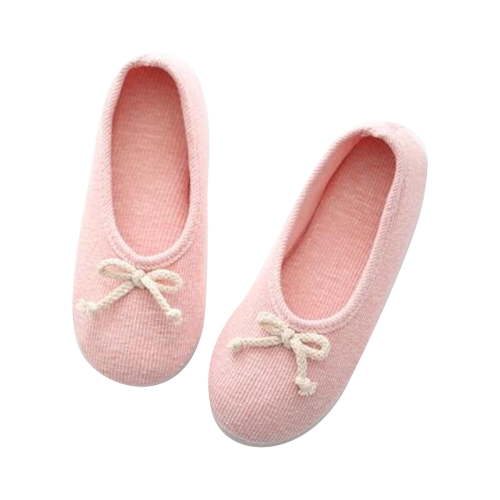 XIMIN Female Solid Color Slippers Women's Cotton Shoes Summer Thin Postpartum Maternity Shoes Indoor Floor Home Shoes Soft Lightweight Non-slip House Shoes(Pink,US 6.5-7)