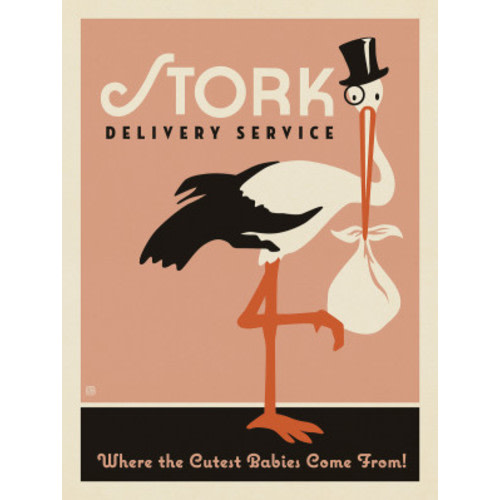 Stork Delivery-Pink