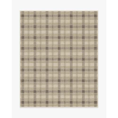 Piper Plaid Neutral Rug | Ruggable US