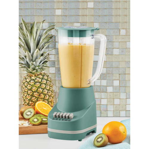 Mainstays 6-Speed Blender With 48 OZ/1.5 L Jar, Sage Green, New
