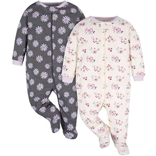 Gerber Baby Girls' 2-pack Sleep 'N Play