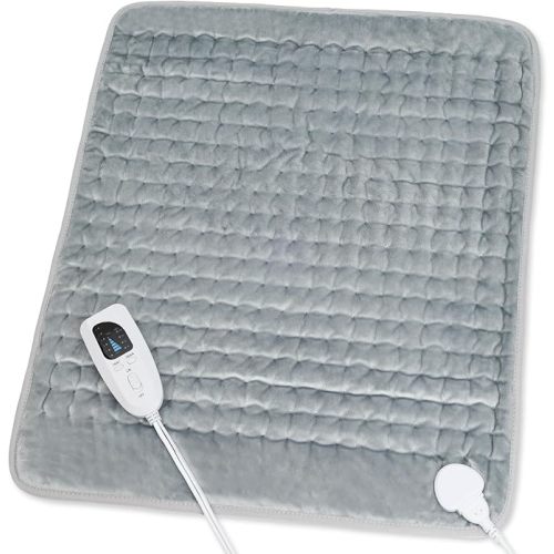 Heating Pad,Electric Heating Pads,Heating Pad for Back,Gray,24x20 Inch