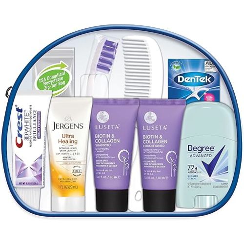 Convenience Kits International Women's Herbal Essence Kit, Blue, 10 Piece Set