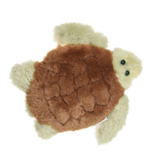 Sheepskin Toy for Babies - Archelon the Sea Turtle - Soft Lambskin – Yellow Earth Australia