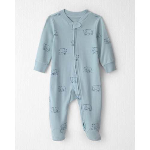 Baby Organic Cotton Sleep & Play Pajamas in Winter Bears - Little Planet | Carter's