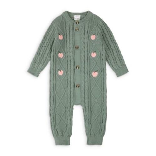 Girls Long Sleeve Sweater Knit Playsuit - Baby