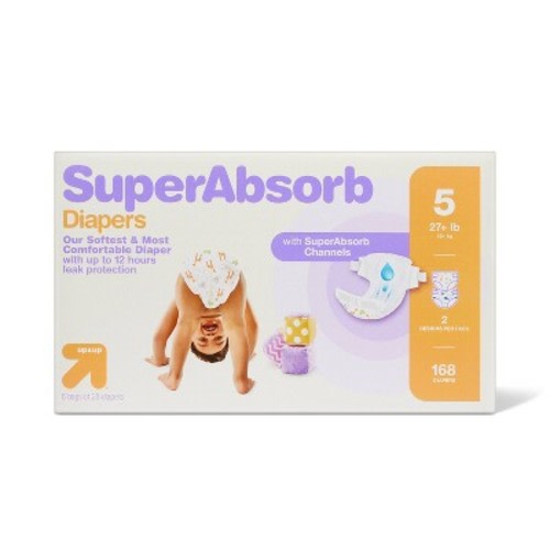 Disposable Diapers Pack - up & up™, Size: 5