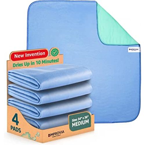 Washable Underpads - Heavy Absorbency Reusable Bedwetting Incontinence Pads