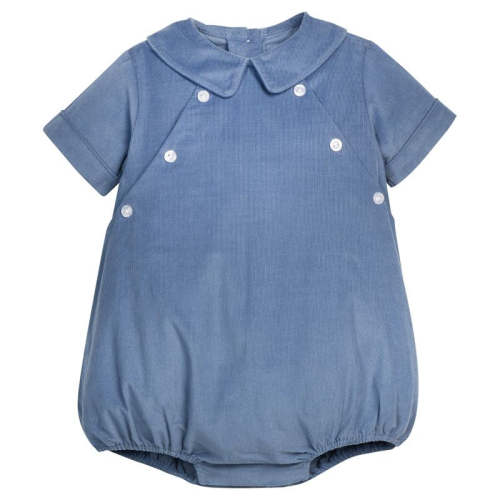 Little English Walker Bubble - Stormy Blue Corduroy – Jojo Mommy