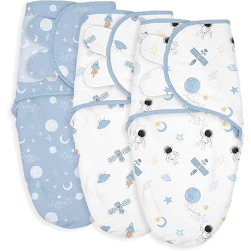 GLLQUEN BABY Swaddles for Newborns 0-3 Months, Adjustable & Easy Fastener