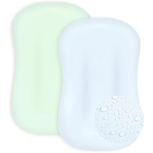 Hooyax Waterproof Baby Lounger Cover 2-Pack - Ultra-Soft Stretchable Waterproof Slipcover for Infant Loungers & Baby Nests, Skin-Friendly Newborn Lounger Cover Set - Covers Only (Insert Not Included)