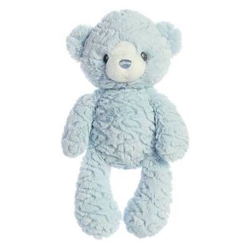 ebba - Large Huggy Bear - 13" Blue - Snuggly Baby Stuffed Animal