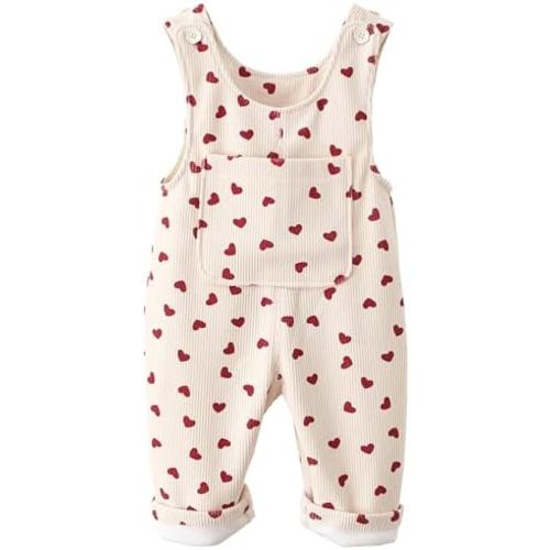 Happy Chery Baby Kids Corduroy Overalls Spring Fall Winter Bib Pants Warm Suspender Jumpsuit for Boys Girls