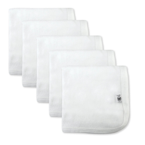 5-Pack Organic Cotton Baby Terry Wash Cloths | Honest Baby Clothing