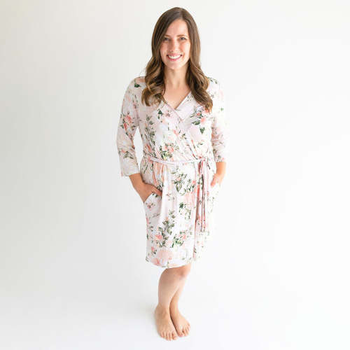 Vintage Pink Rose Robe
