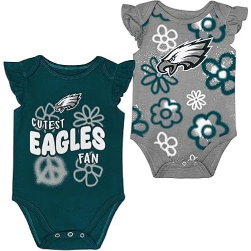 Outerstuff Girls Newborn & Infant NFL The Sunshine Two-Piece Bodysuit Set