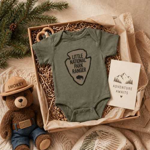 National Park Baby | Little National Park Ranger Bodysuit | National Parks Baby Junior Park Shirt | Nursery Shower Gift | Camp Outdoors