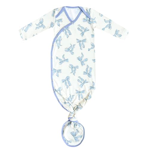 Copper Pearl Newborn Knotted Gown Daphne