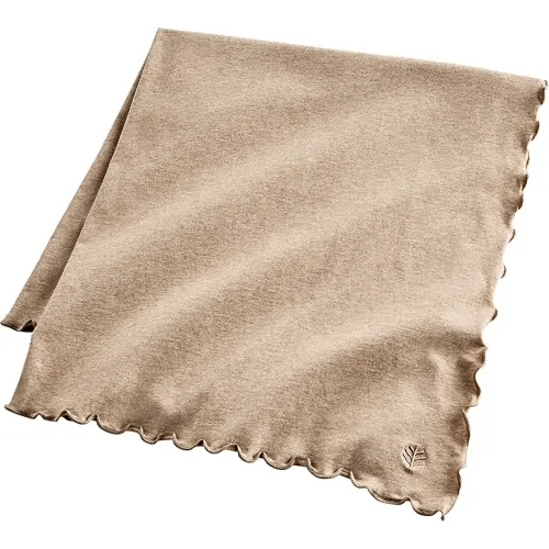 Coolibar UPF 50+ Savannah Sun Blanket - Sun Protective (One Size- Dark Taupe Heather)