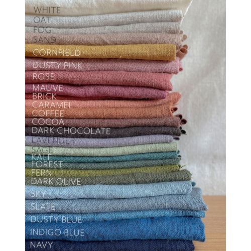 Soft Organic 100% Washed Linen Fabric by the Yard for Sewing. Enzyme Washed, European Flax, OKEO-TEX Certified. Ships From U.S. - Etsy