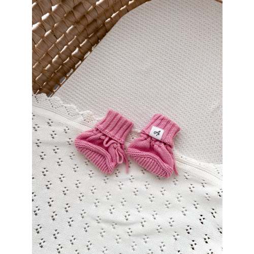 Knitted Booties - Blossom