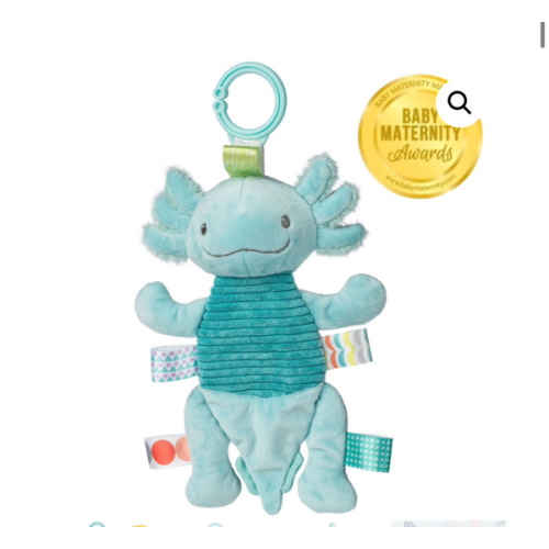 Taggies Fizzy Axolotl Crinkie - 9" - Mary Meyer Stuffed Toys