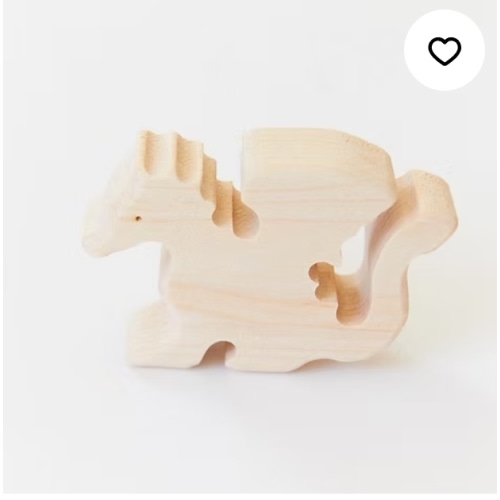 Maple Wooden Dragon - Wooden Animal For Small World Play
