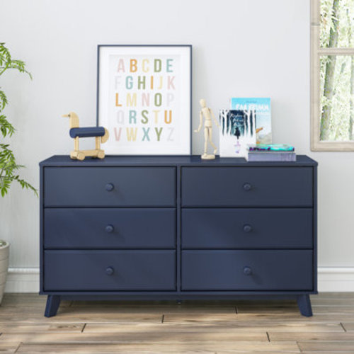 George Oliver Barton Solid Wood 6 Drawer Dresser & Reviews | Wayfair