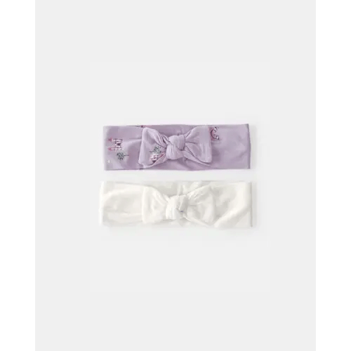 Baby Girl Fairytale PurelySoft Headbands - Purple/Ivory | Carter's