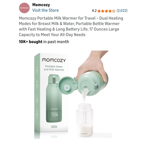 Portable Milk Warmer