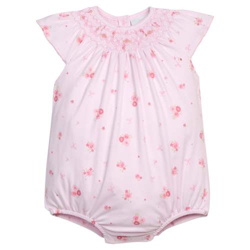 Smocked Bishop Bubble - Primrose Floral
