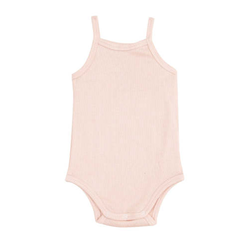 Rib Tank Bodysuit, Rose Smoke