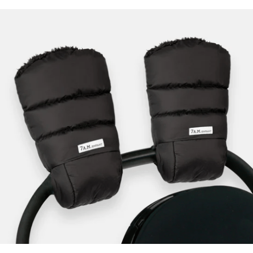 Warmmuffs - Plush - Black Plush - SKU: HM212-BP