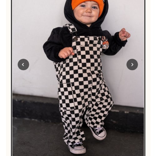 Classic Checker Overalls