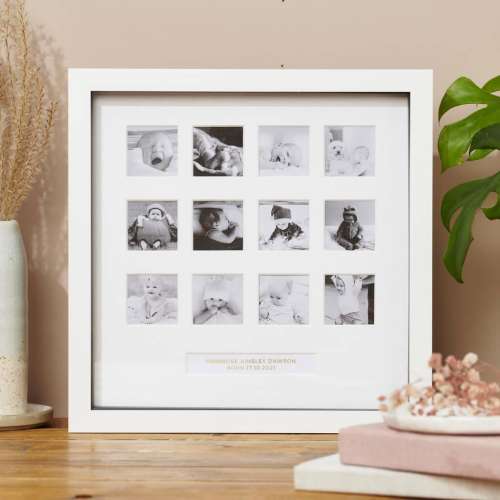 Personalised My First Year Square Photo Frame