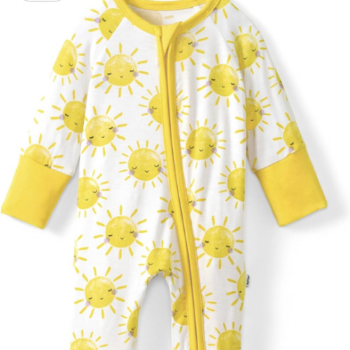 Little Sleepies Pajamas for Baby Boys & Girls, Viscose from Bamboo Baby Pajamas, Preemie & Newborn Sleepers, 2-Way Zipper PJs
