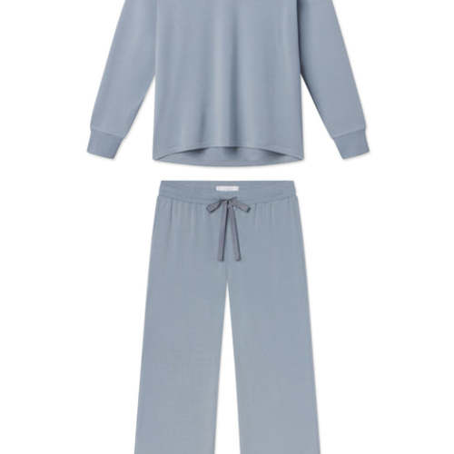 LAKE | Women | Lounge | Dusty Blue Relax Pants Set