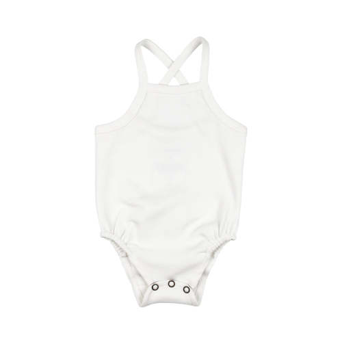 White | Organic Criss-Cross Bodysuit – L'ovedbaby