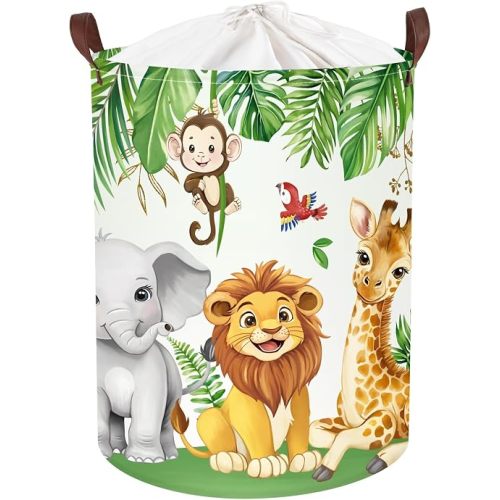 Animal Baby Laundry Basket Large Kids Toy Box Empty Gifts Bag
