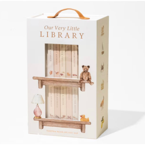 Our Very Little Library Board Book Set: A Foundational Language Vocabulary Board Book Set for Babies (Tabitha Paige Children's Book Series)