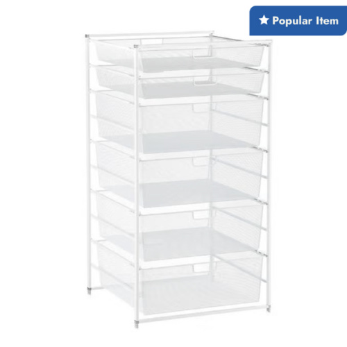 Elfa Wide Tall Drawer Solution | The Container Store