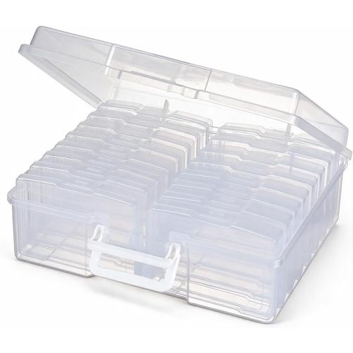 novelinks Photo Storage Box and 16 Inner 4" x 6" Photo Storage Containers