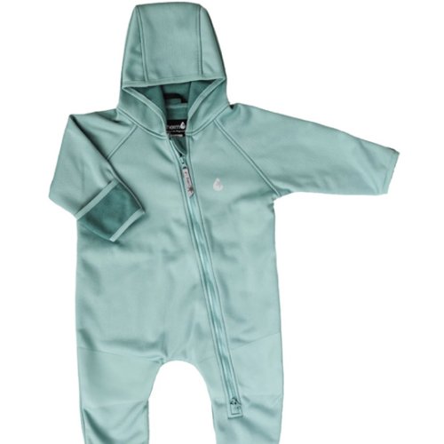 All-Weather Fleece Onesie - Seafoam